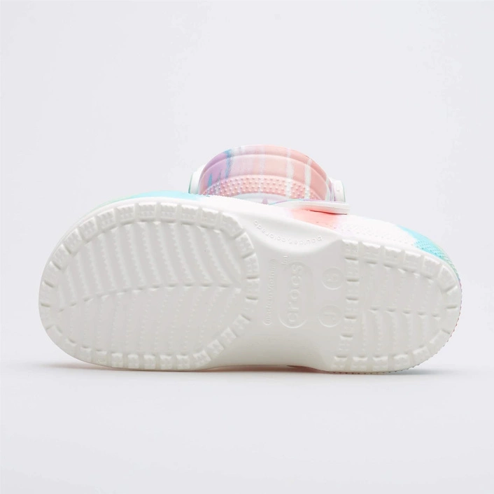 Crocs CLASSIC TIE DYE GRAPHIC CLOG KIDS