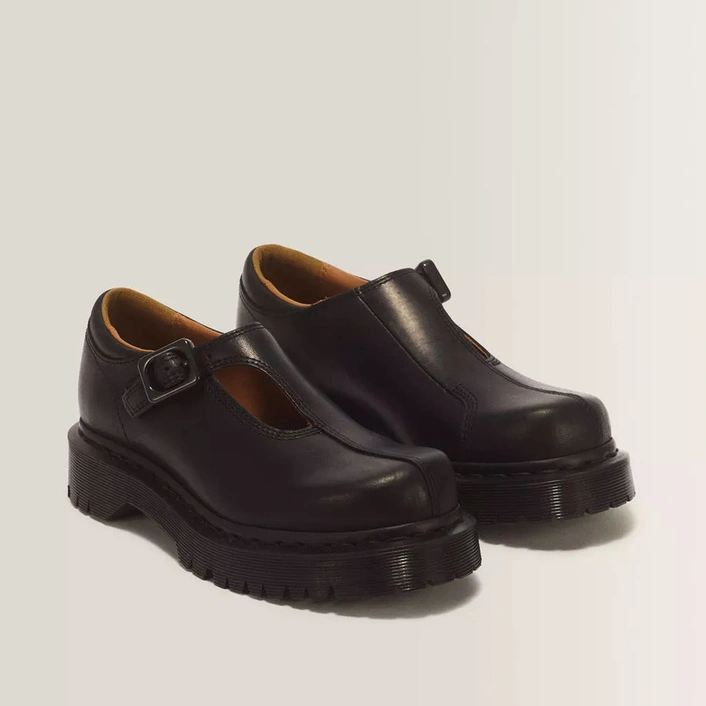 Dr. Martens półbuty Mary Jane Rejena Old Harness czarne damskie 42799001