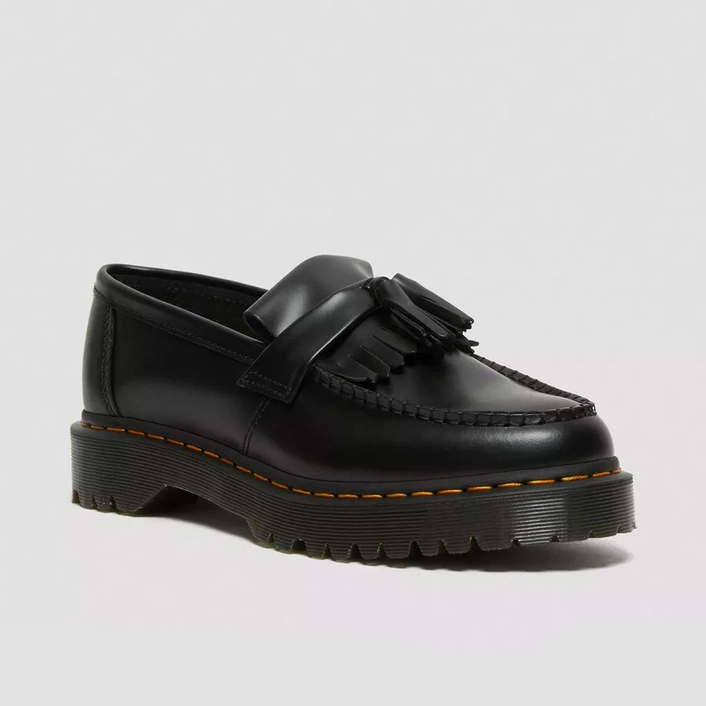 Dr. Martens loafersy z frędzlami Adrian Bex Smooth czarne 26957001