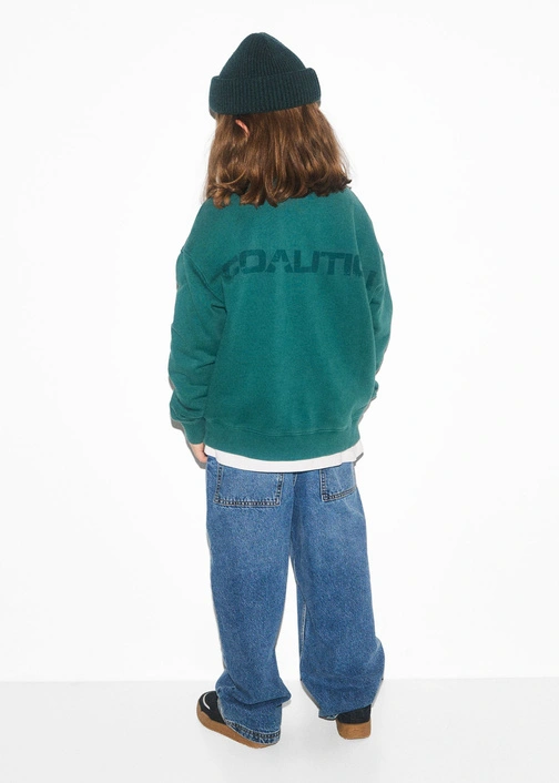Bluza dziecięca Coalition CLTN SK8 K C – turkus