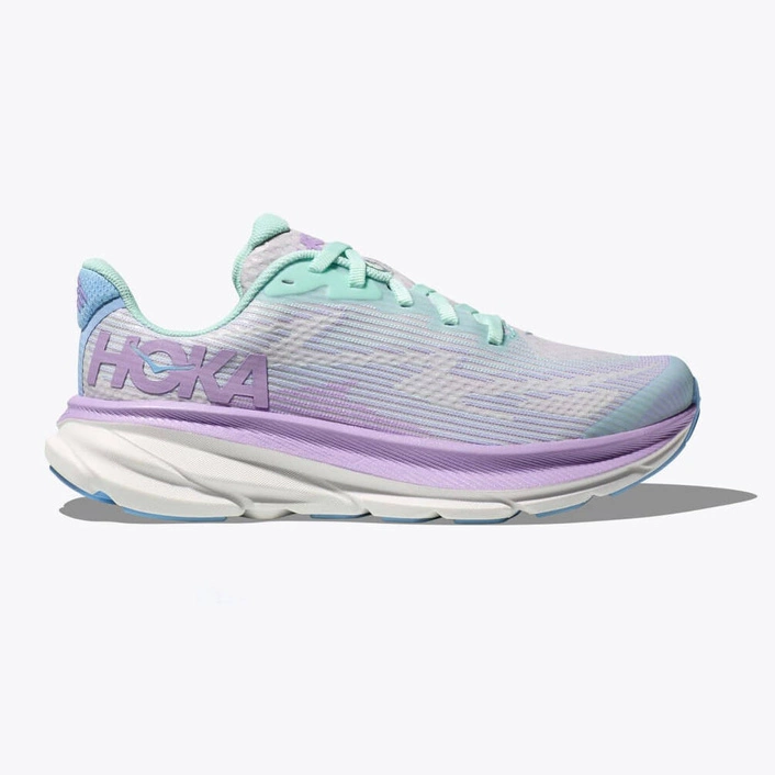 Hoka KIDS CLIFTON 9 SUNLIT OCEAN/LILAC MIST