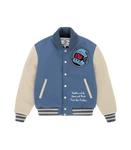 Billionaire Boys Club CAFETERIA VARSITY JACKET - BLUE