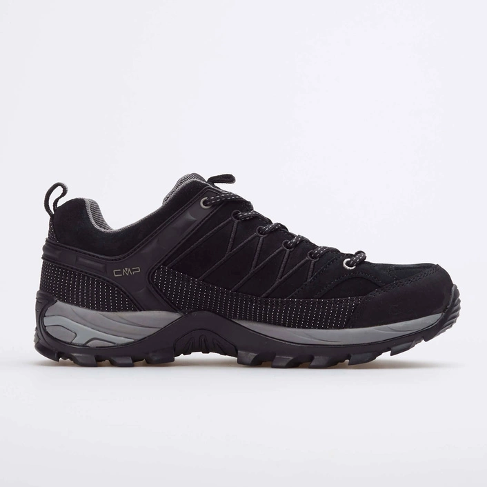 CMP RIGEL LOW TREKKING SHOES WP NERO/GREY