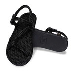 Bohonomad Mykonos Rope Sandal - Black