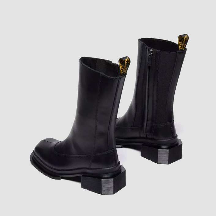 Dr. Martens Maybole Hi Square Toe Leather Chelsea Boots 41993001