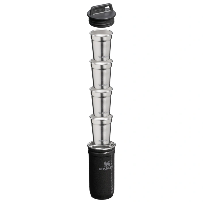 Stanley Kieliszki Metalowe W Etui Pre-party Hammertone Black