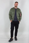 Alpha Industries MA-1 VF 59 Long JACKET SAGE GREEN