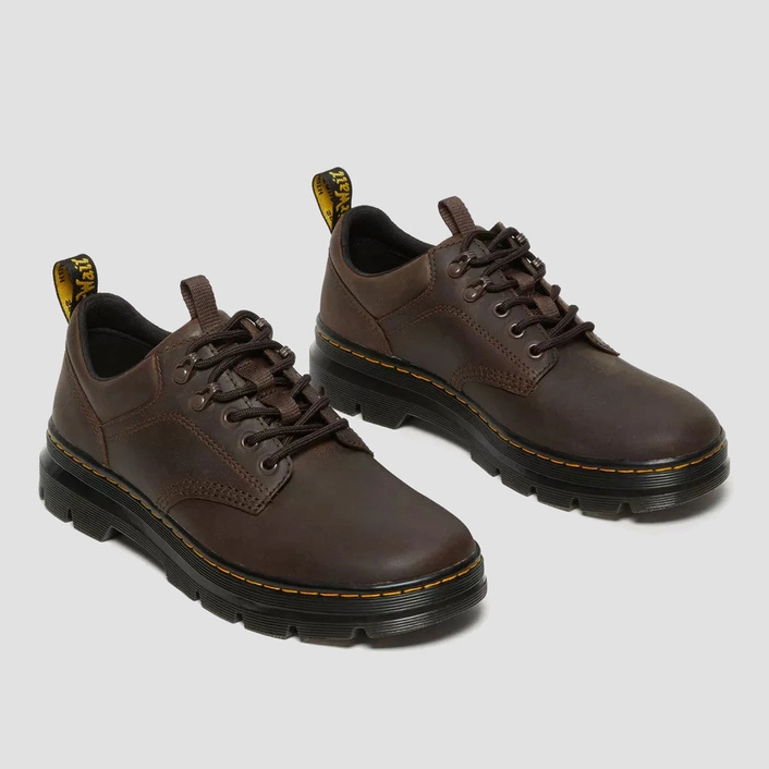 Dr. Martens Reeder Crazy Horse Leather Utility Shoes 27103207