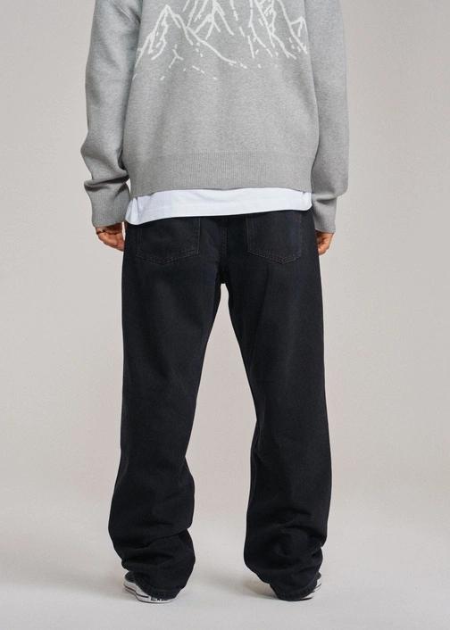 Jeansy męskie Coalition CLTN BAGGY 265 – czarny