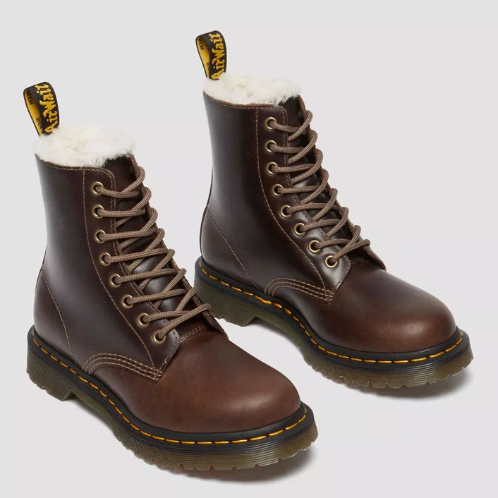 Dr. Martens 1460 Women's Faux Fur Lined Lace Up Boots 32019777