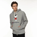CHAMPION X Peanuts Crewneck Sweatshirt ANTIQUE GREY MIX