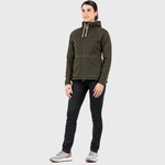 Fjallraven Ovik Fleece Hoodie W F89516-662 Deep Forest