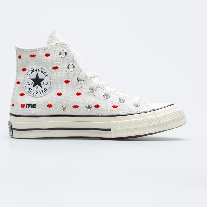 Converse CHUCK 70 HI EMBROIDERED LIPS A01601C