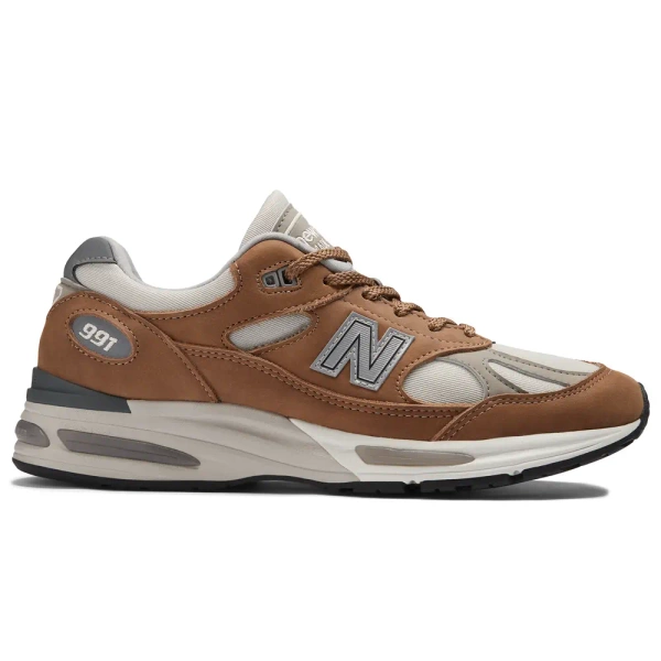 New Balance Buty Sneakersy Męskie 991 U991TB2 Brązowe