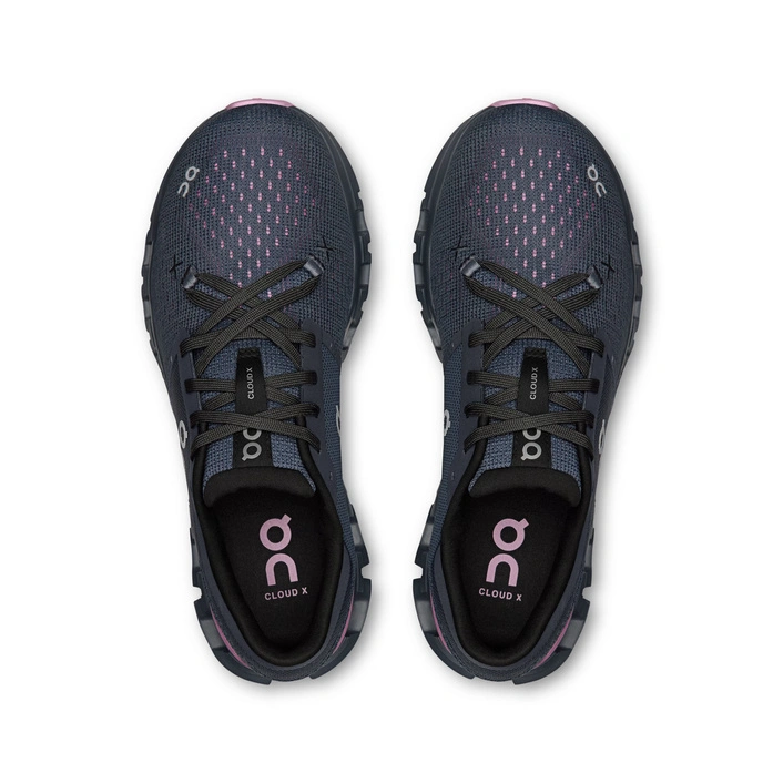 On Cloud X 4 Damskie Buty Sportowe Navy Sakura 3WE30074741