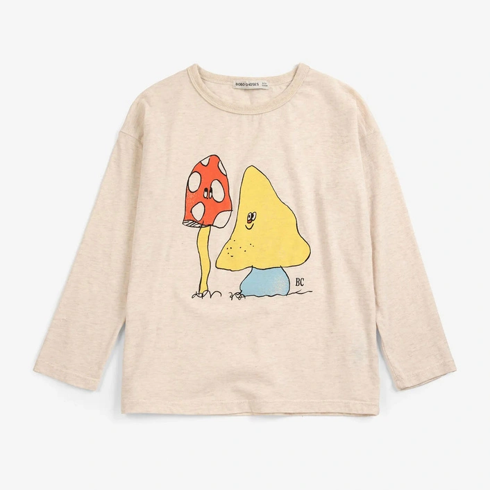 BOBO CHOSES Dziecięca Koszulka z Długim Rękawem Mush Monster Duo