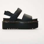 Dr. Martens sandały na platformie Voss Quad czarne damskie 26725001