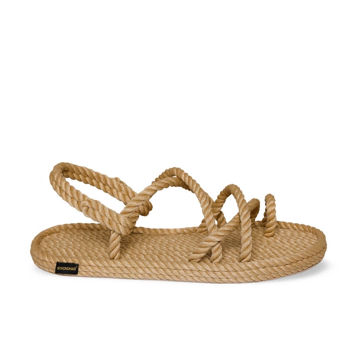 Bohonomad Ibiza Rope Sandal – Beige