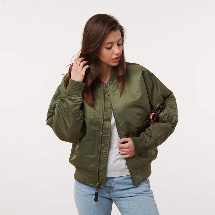Alpha Industries MA-1 OS Wmn Jacket Sage Green