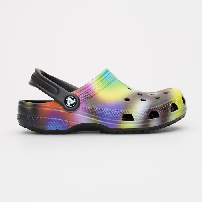 Crocs Kids Classic Solarized Clog Black/Multi
