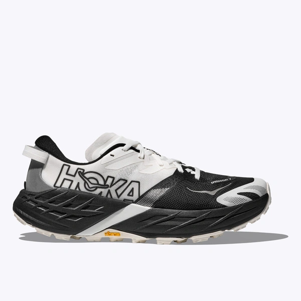 HOKA Speedgoat 7 damskie buty do biegania w terenie Black/White