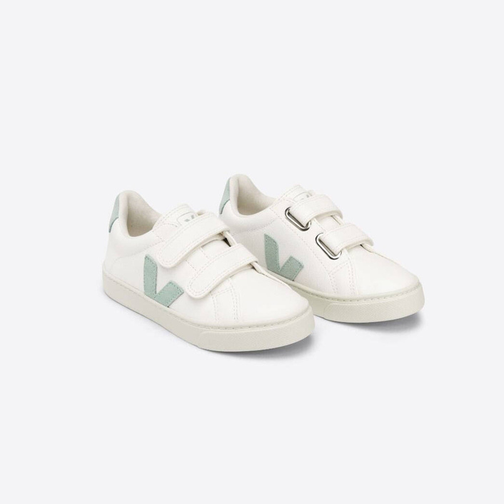 Veja Kids ESPLAR CHROMEFREE LEATHER WHITE MATCHA