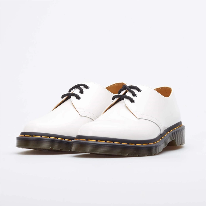 Dr. Martens półbuty 1461 Patent Lamper lakierowane białe damskie 26754100