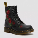 Dr. Martens 1460 Vonda Floral Rose Leather Lace Up Boots 24722001