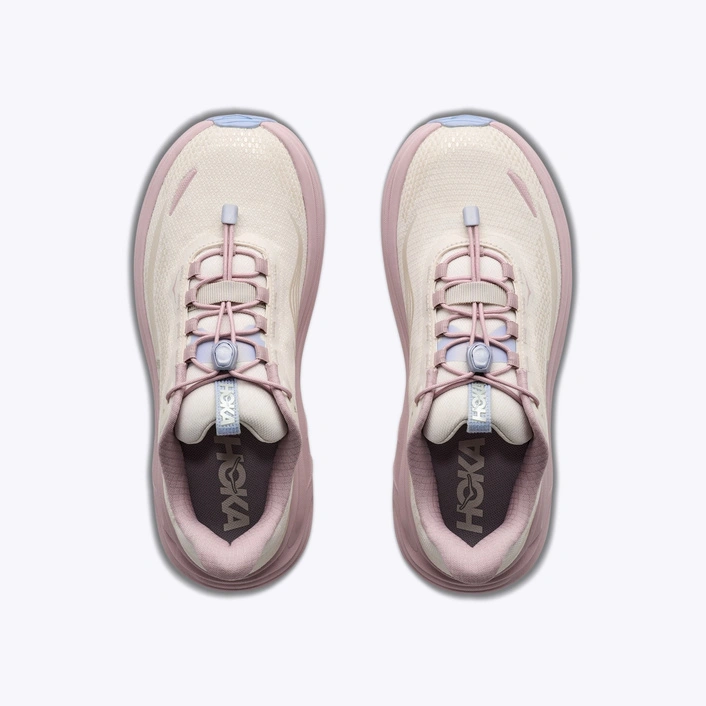 HOKA Clifton 11 GLM GORE-TEX damskie wodoodporne buty do biegania Alabaster/Pink Opal