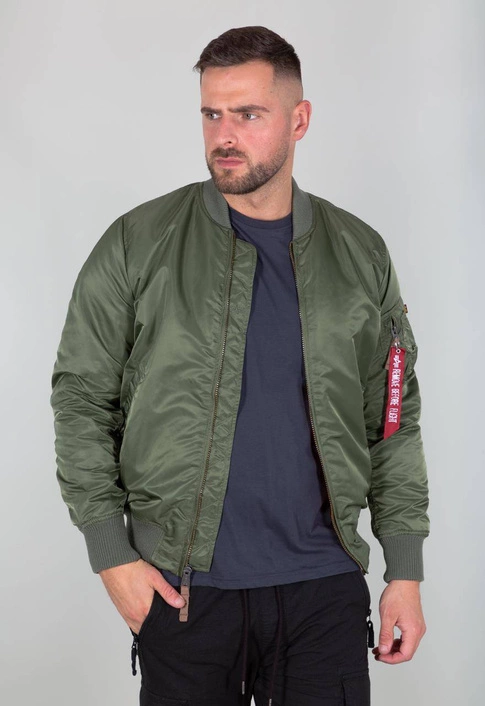Alpha Industries MA-1 VF 59 Long JACKET SAGE GREEN