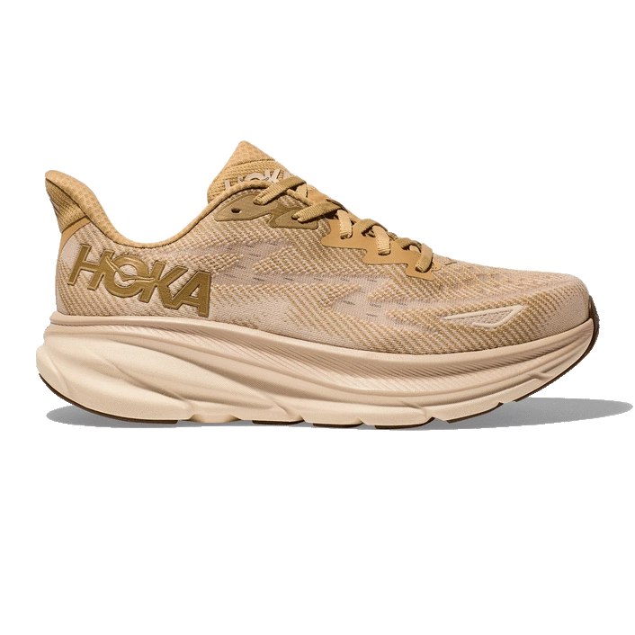 Hoka MEN'S CLIFTON 9 WHEAT/SHIFTING SAND