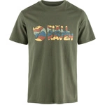 Fjallraven Multicolor Logo T-shirt F12600268-625 Laurel Green