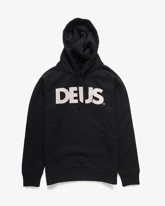 Deus Ex Machina ALL CAPS HOODIE - BLACK