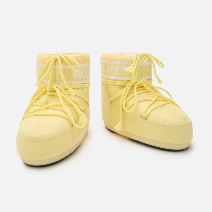 ŚNIEGOWCE MOON BOOT ICON LOW LIGHT YELLOW NYLON