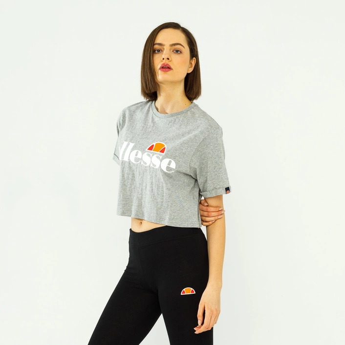 Ellesse Women's ALBERTA CROP TEE Grey