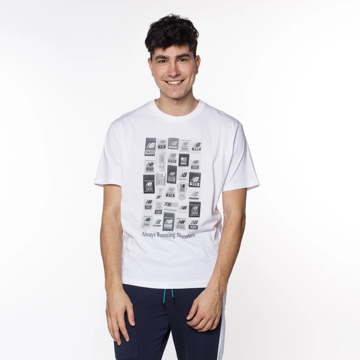 New Balance Essentials Brand Label Pack Tee White