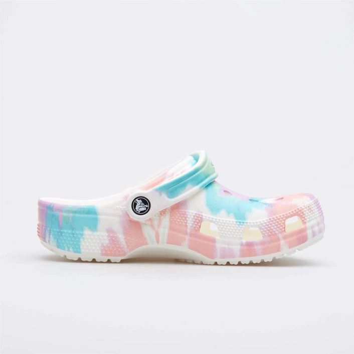 Crocs CLASSIC TIE DYE GRAPHIC CLOG KIDS