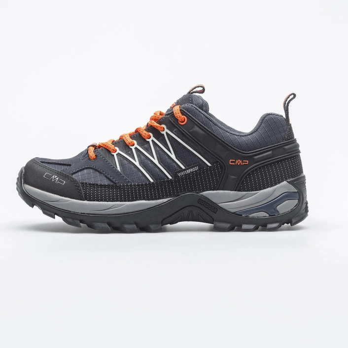 CMP RIGEL LOW TREKKING SHOES WP Antracite/Flash Orange