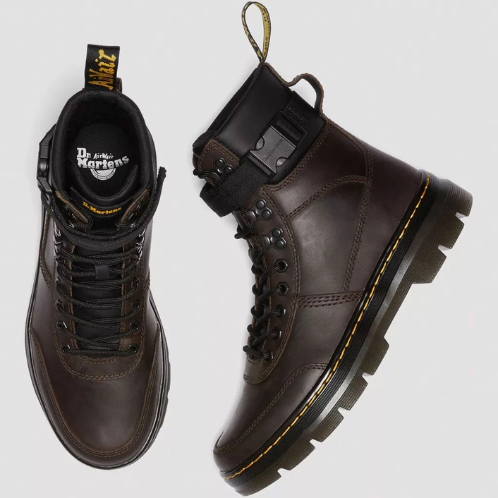 Dr. Martens Combs Tech Crazy Horse Leather Casual Boots 27804201