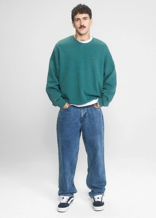 Bluza męska Coalition CLTN SK8 C – turkus