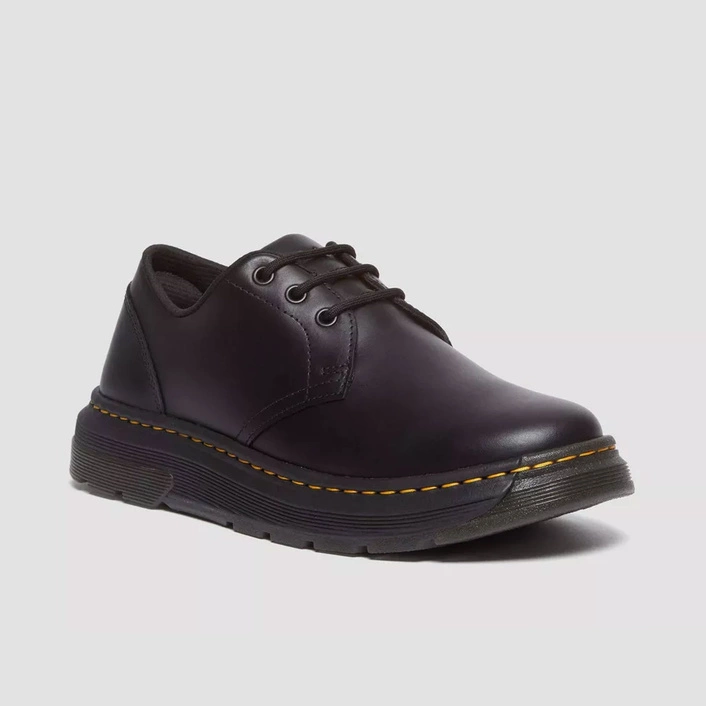 Dr. Martens Crewson Lo Black Leather Shoes 31669001