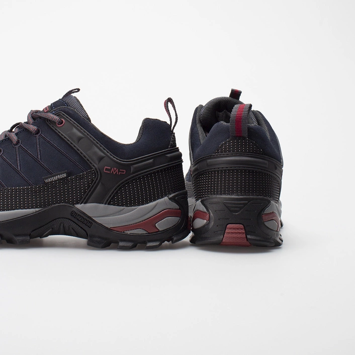 CMP RIGEL LOW TREKKING SHOES WP BLUE Asphalt/Syrah