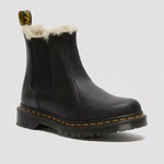 Dr. Martens 2976 Leonore Faux Fur Lined Burnished Chelsea Boots 21045001