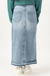 Kaotiko Long Denim Skirt AN039-01-K002 
