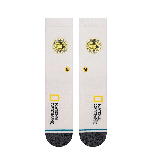 Skarpety Stance U Explorers Patch Off White
