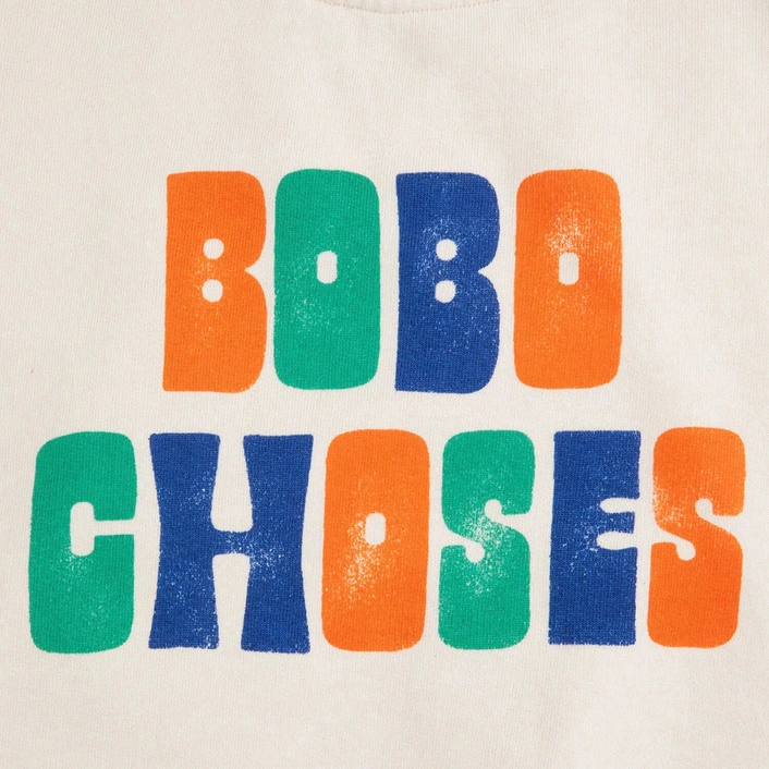 BOBO CHOSES Bawełniana Bluza Multicolor Bobo Choses sweatshirt