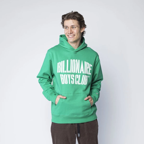 Billionaire Boys Club STENCIL LOGO POPOVER HOOD - GREEN