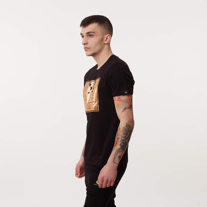 Alpha Industries LUNAR PLAQUE T-SHIRT BLACK