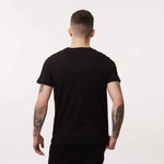 Alpha Industries Basic T-Shirt Foil Print Black/Gold Yellow