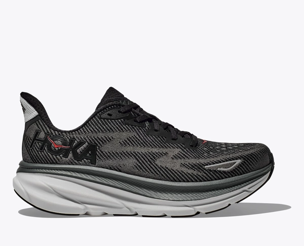 HOKA Clifton 9 męskie buty do biegania Black / Outer Orbit